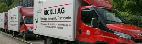 Umzugsfirma Basel: RICKLI AG